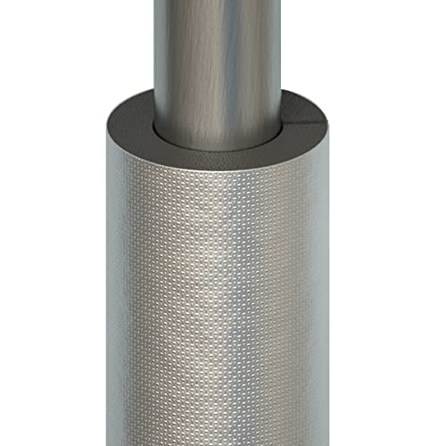 Manchon de Tuyau D'isolation En Caoutchouc-plastique Semi-fendu, Tuyau de Coton D'isolation Thermique de Protection Solaire de 10 Mm D'épaisseur Tuyau de Cuivre Anti-fumée Imperméable D'antigel Extéri Cover