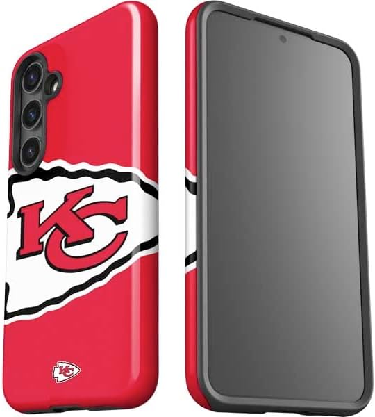 Skinit Impact Phone Case Compatible with Galaxy S24 - Officially Licensed NFL Kansas City Chiefs Large Logo Design