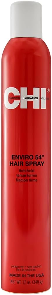 Enviro 54 Hairspray, Firm Hold, Lightweight Spray Finishes & Secures Hairstyles, Sulfate, Paraben & Gluten-Free, 12 Oz