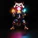 DALDED Light Kit for Lego Rocket & Baby Groot Minifigure 76282, Innovative Led Lighting Kit Light Design Compatible with Lego 76282 Building Blocks Model - NOT Included The Model Set