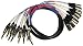 Seismic Audio - SAXT-8x5M - 8 Channel 5' XLR Male to 1/4" TRS Snake Cable