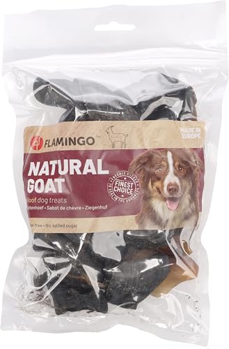 Snacks para Perros – Snack Nature Pezuña de Cabra – 200g – artículo Natural de masticación – sin Gluten – sin azúcares añadidos – de Europa