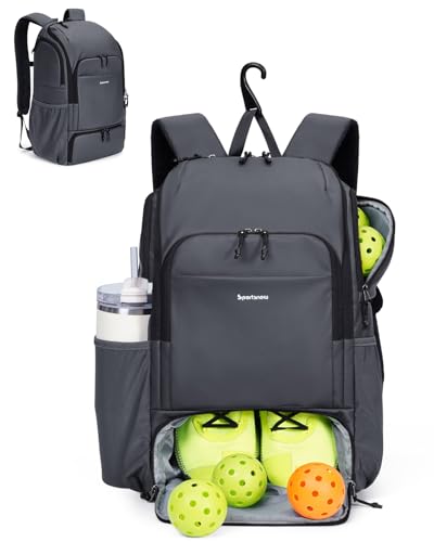 Sportsnew Waterproof Pickleball Bag with Shoe Compartment
