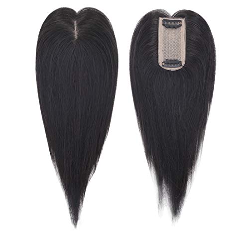 Pince à base de soie et vrais cheveux 4x11 cm : effet cuir chevelu ultra réaliste