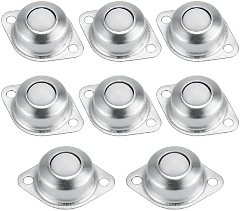 8 Stück Kugelrollen 25mm - Nylon Transferlager Drehbare Rollen