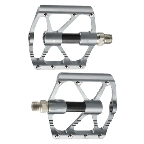 Pédales de vélo de voyage en alliage d'aluminium et carbone à 3 roulements