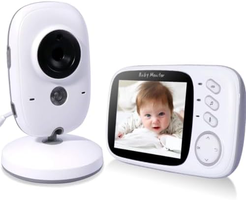 Babá Eletrônica Câmera Monitor Vídeo Colorido Baby tela grande de...