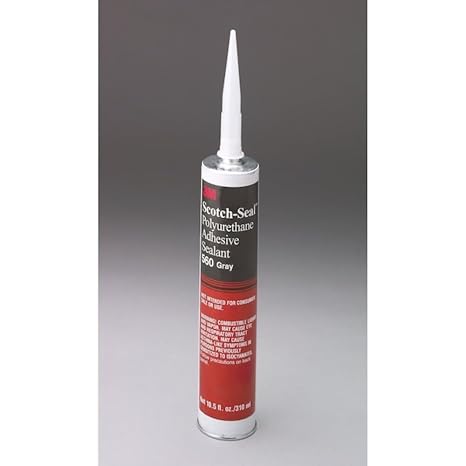 3M 560 Polyurethane Adhesive Sealant, Black 10.5 Oz. Cartridge (Pack of 1)