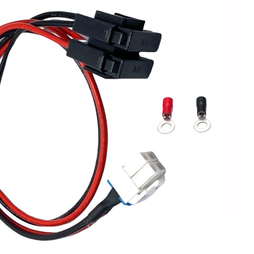 3.28 Ft 4 Pin 12 AWG DC Power Cable Compatible with Yaesu Radio FT-450 FT950 Ken Wood TS-480 TS-590SG TS-890s Icom IC-7000 IC-7600