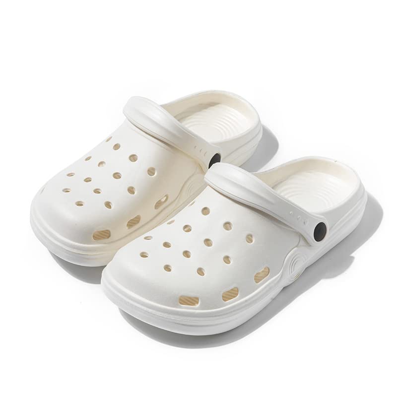 alexvyan White (38-39 UK) (5 Number-IND) Women with Extra Comfort Cushion & Washable Clogs Sandal Slippers Flip Flops House Hold Garden Daily Use for Women Girls.-picture-30