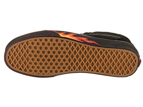 Vans Vans Old Skool Unisex Adults' Low-Top Trainers (6.5 Women/5 Men M US, (Flame Wall) Black/Black)