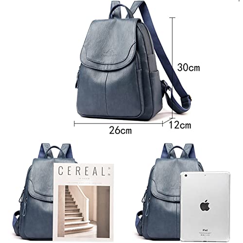 Bolsa Mochila para Mulher,Mochila Feminina Anti-roubo Moda Bolsa Couro Macio Modelo Vintage Versátil