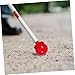 PACKOVE Cane Tip Walking Can with Light Cane for Women Walking Canes Women Canes for Walking Stylish Walking Pad Accessories Walking Pad Accessory Plastic Red
