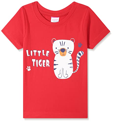 Image of Mom's Love Boy's Printed Regular Fit Baby and Toddler T-Shirt Set