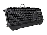 Rosewill Fusion C40 Keyboard Mouse, 7 Colors Backlit RGB LED Gaming Keyboard, Membrane Style Mechanical Feel Keyboard Adjustable 4000 DPI Mouse