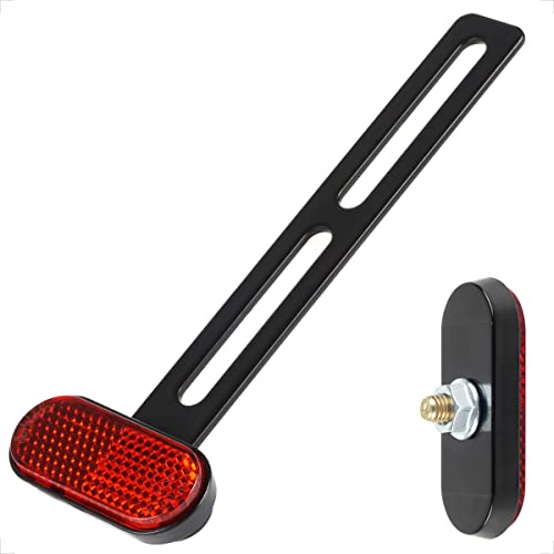 Evermotor universal mini motocicleta E4 reflector trasero estrecho rojo con soporte en T largo reflector de matrícula ojo de gato scooter quad E-aprobado Cover