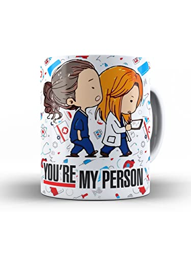 Caneca Grey's Anatomy 325 Ml De Porcelana