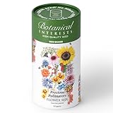 Botanical Interests Precious Pollinators Flower Mix Seed Shaker – Covers 800 sq ft,...