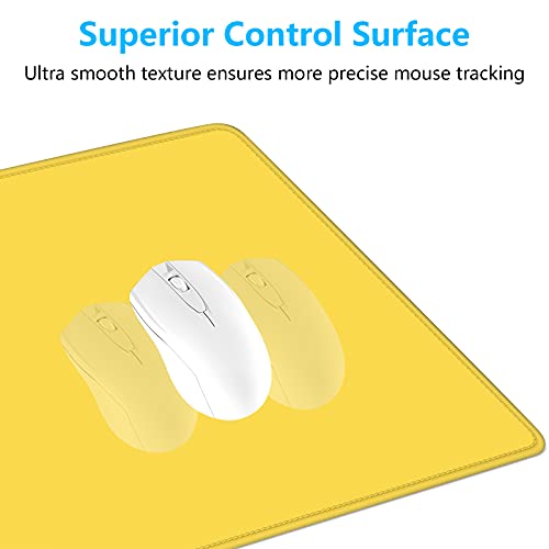 Alfombrilla de mouse grande Dapesuom con base antideslizante para teclado completo 3