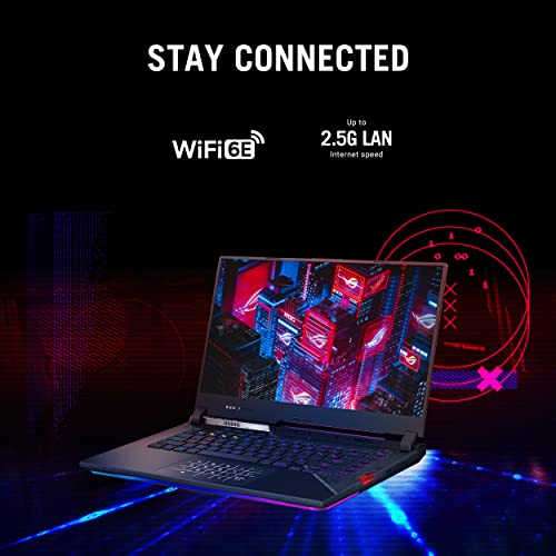 ROG Strix Scar 15 Laptop da Gaming, Display IPS QHD da 15.6" a 240Hz, Intel Core i9-12900H, 16GB di RAM DDR5, SSD da 1TB, NVIDIA GeForce RTX 3070 Ti, Tastiera Per-Key RGB in Inglese, Windows 11 - Notebook - Immagine 7