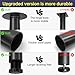 KOMOHOM Adjustable Furniture Leg Set 32~51 Inch, Adjustable Metal Table Leg， Home Office DIY Metal Desk Legs, for Computer Desk Dining Table Office Desk (4, Black)