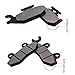 Kabing Brake Pads Front & Rear for Yamaha Rhino 660 YXR660 4x4 2004-2007 Rhino 450 YXR450 4x4 2006-2009 Raptor 700 700R YFM700 YFM700R 2006-2012