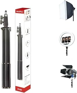 STAND NP-9988 Portable Tripod | Foldable Studio Lighting & Photography Stand (BLACK) - Ideal for Photoshoots, Vlogging, Online Classes, and TikTok