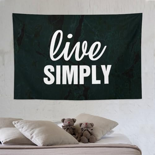 Tapiz para colgar Yelolyio de 152x228 cm con diseño textil que transforma paredes 7