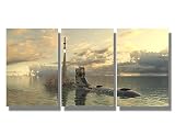 3 Panels Wall Art Military Submarine Posters Printed on Canvas Ballistic Missile Submarine Wall Art for Living Room Vintage Submarine Wall Paintings Home Decor Framed Ready to Hang 16X24X3 INCH