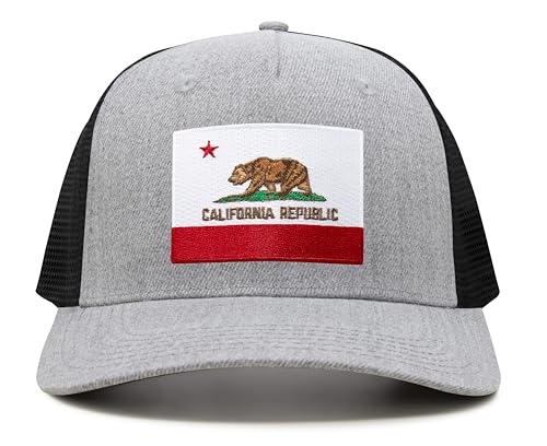 Image of International Tie State Hat for Men and Women, Adjustable Snapback Trucker Baseball Cap with Embroidered Patch