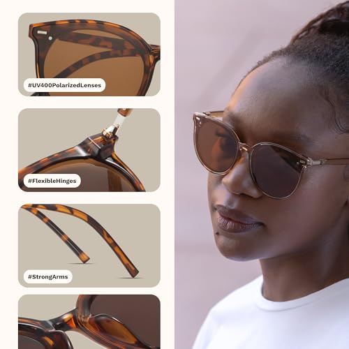 Lunettes de soleil Amber Tortoise DK006 contre la fatigue visuelle - 4