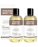 ALONK 2 Flaschen Hagebuttenöl Bio Kaltgepresst 200ML, Rosehip Oil 100% Rein Natürlich, Rosenöl...