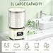2L Mini Washing Machine, Portable Underwear Washer with 3 Modes (5-Min Wash, 5-Min Rinse, 3-Min Spin), Leakproof & Detachable Design, Drain Hose, Deep Cleaning for Underwear, Socks & Baby Items