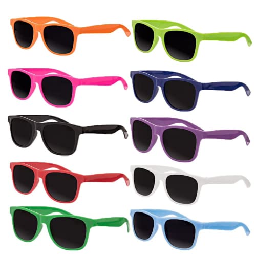 Kit 10 Óculos Escuro Infantil Festa Aniversário Uv400 (Clássico)