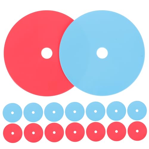 TOYANDONA 30Pcs Soccer Training Sign Discs Durable Pe Markers for Football Practice Bright Color Training Equipment Safe and Reusable Exercise Discs for Soccer Drills
