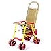 fevilady Landaus Poussette Bambou et rotin léger Chariot d'été inclinable et Pliante Chaise en Osier en Osier Enfants Poussette bébé Voiture Infantile Panier pour bébé (Color : A)