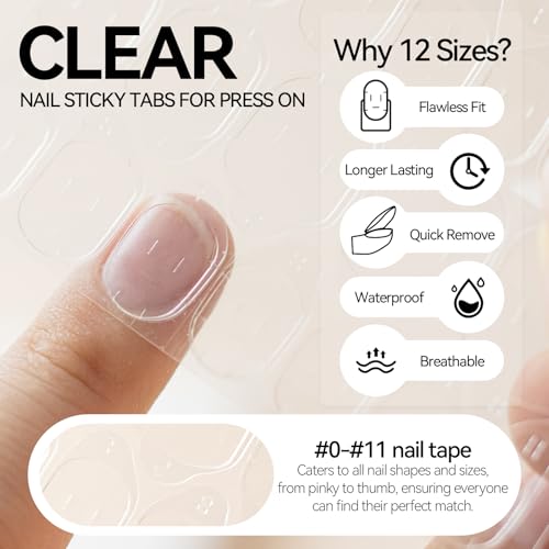 Image of Nail Stand with 480 Pcs Nails Sticky Tabs for Press On Display Practice Magnetic Fake Nail Holder for Painting,20 Sheets Nail AdhesiveTabs,Double-Sided Tape,Press On Nail kit Salon Home