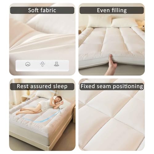 Divano letto matrimoniale pieghevole morbido peluche biancheria da letto per casa e camera degli ospiti, ideale per spazi minimalisti e tradizionali, comoda soluzione per dormire