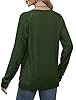 Saloogoe Sweatshirt for Women Casual Tunic Shirts Ugly Christmas Sweaters Christmas Outfits Spring Tops 2025 Plus Size Green XL #3