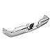 MBI AUTO - Chrome, Steel Rear Bumper Face Bar Shell for 2009-2018 RAM 1500 Pickup W/Out Park & Dual Exhaust 09-16, CH1102367