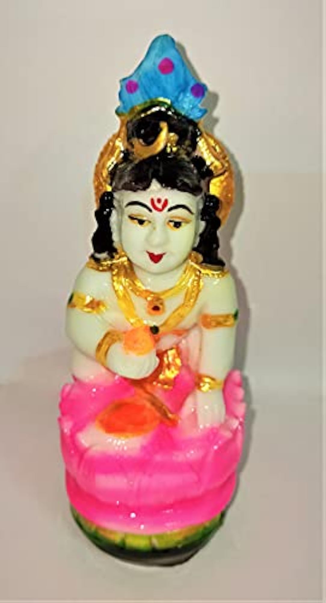 Marble Dust Bal Krishna Idol, Devotional Decor