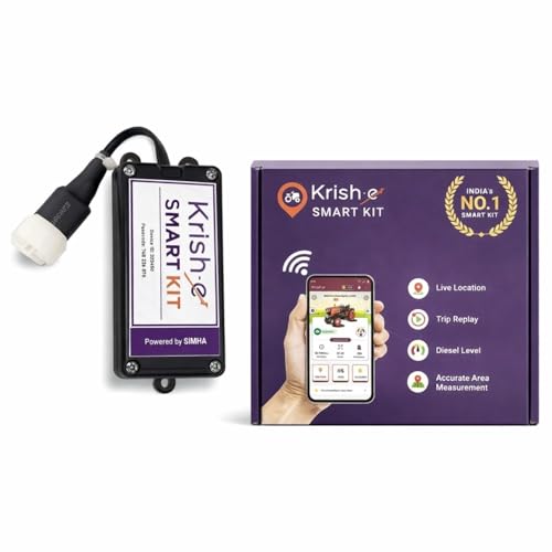 Image of Krish-E Smart Tractor GPS Kit | Real-Time Tracking | Anti-Theft System | Fuel Monitoring | Mobile App Control | Easy Installation | for All Tractor Models