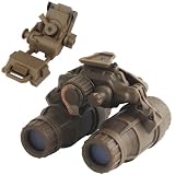 LZAQHMT Taktisches Nachtsichtgerät-Dummymodell Mit NVG-Helmhalterung – Funktionsloses Nachtsichtgerät-Set Für Cosplay-Requisiten(CB)