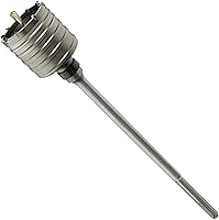 Vista 1 de BOSCH HC8526 - Broca de núcleo de martillo giratorio SDS-Max de 2-58 pulgadas x 22 pulgadas, ideal para aplicaciones en hormigón, gris