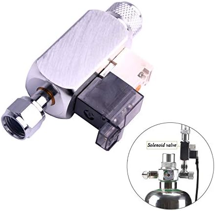 Aquarium Co2 Solenoid Valve CO2 System Regulator Magnetic Valve for Plant Tank Water Grass Grow Easy to Install/US Plug 12V