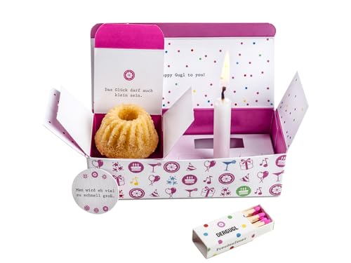 HappyGugl2U mit GlücksGugl Bourbon-Vanille - Mini-Gugelhupf