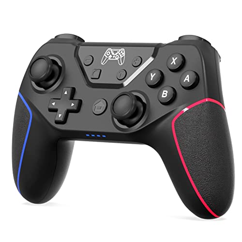 Switch Controller for Switch/Switch OLED/Switch Lite, Switch Pro Controller Adjustable Turbo Function, Wireless Pro Controller Gamepad with NFC,Wakeup and Dual Vibration