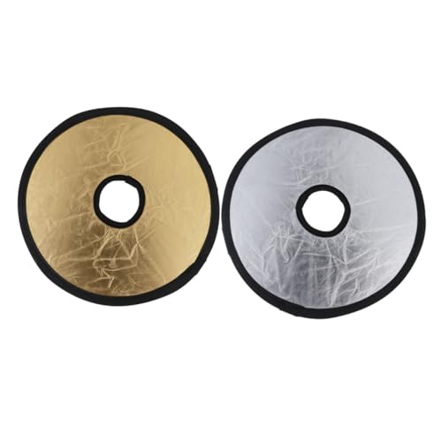 Veemoon Riflettore di Luce Fotografica 2 in 1 Pieghevole Diffusore Flash Portatile Leggero per Ritratti e Macrofotografia Controllo Ombre e Temperatura Colore Precisa