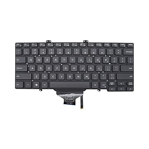 Clavier rétroéclairé pour Dell Latitude 7400 US idéal pour le travail nomade