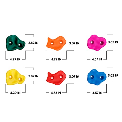 30Pcs Tree Rock Climbing Holds for Kids, Rock Wall Holds Climbing Rock Wall Grip for Indoor and Outdoor Warrior Obstacle Course Training Playground Mounting Hardware